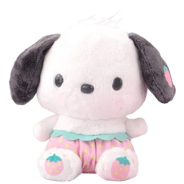 10" My Melody Plush Cinnamoroll Pompompurin Plush Stuffed Doll Toys Plushie Pendants (White B)
