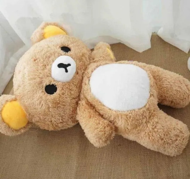 HUGE Fluffy Rilakkuma Plush 21in/55cm/ Cute Fluffy Teddy | Etsy