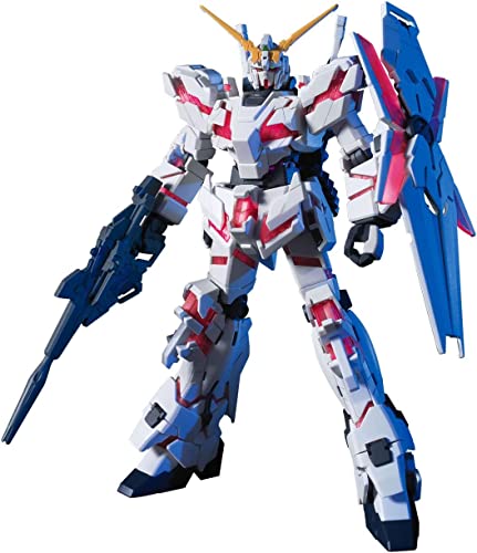 Bandai BAS5057399 Gunpla Gunpla model-Gundam-1/144 HGUC RX-0 UNICORN GUNDAM (DESTROY MODE) -buildable robot-MK57399/5057399, Multiple