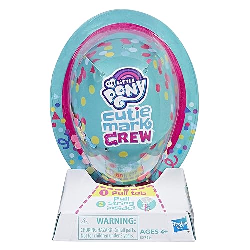 My Little Pony Cutie Mark Crew Series 6 Blind Bag: Rainbow Fashion Collectible Mystery Figure with Accessory, Toy for Kids Ages 4 & Up