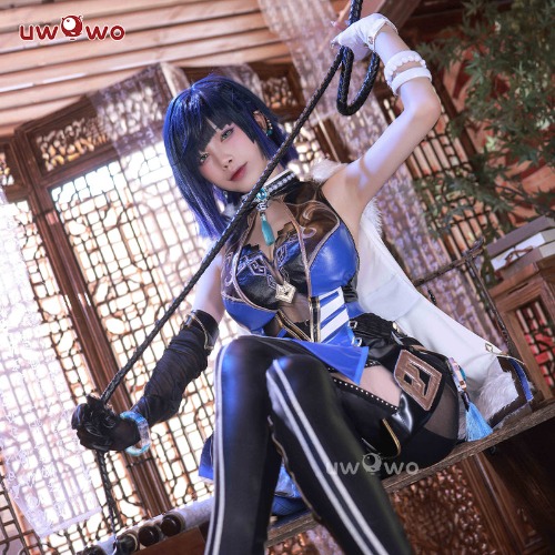 【Clearance】[Last Batch]Uwowo Genshin Impact Yelan Liyue Hydro Female Cosplay Ye Lan Costume - 【In Stock】L