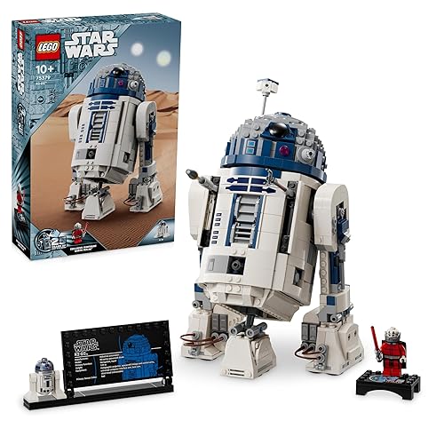 LEGO Star Wars R2-D2 Figura de Droide de Juguete de Construcción, Maqueta de Personaje de Películas, Regalo de Reyes y Navidad para Niños y Niñas de 10 Años o Más o Coleccionistas y Fans 75379 - LEGO