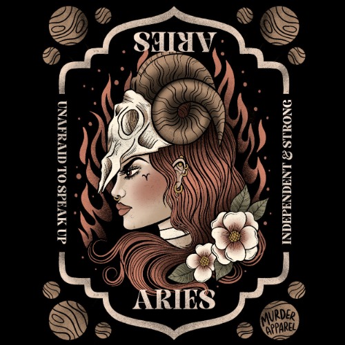 Aries Zodiac T-Shirt | L