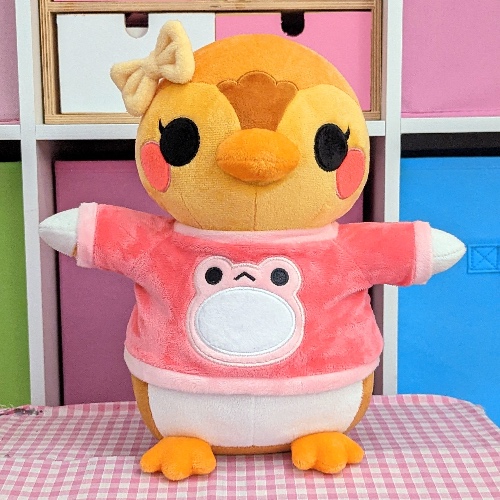 Pingki Plush Wardrobe - Pink Frog Shirt