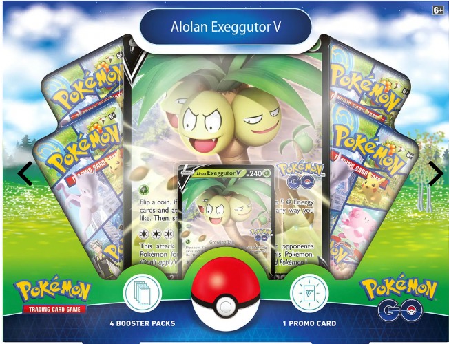 Pokemon Go: Collection Alolan Exeggutor V Box