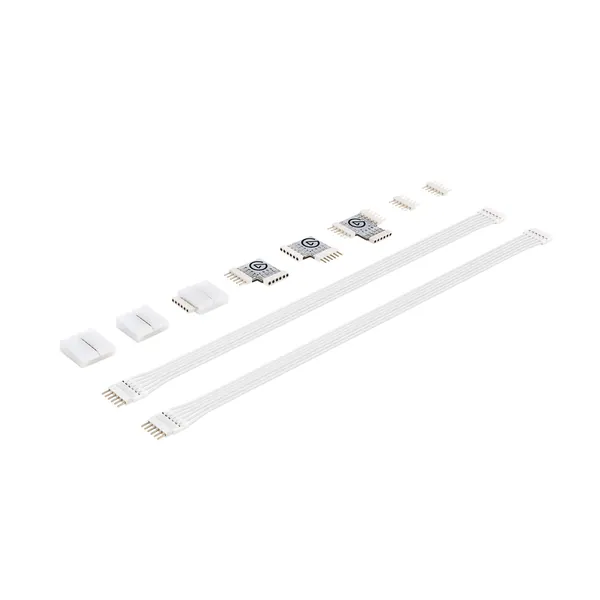 Elgato Light Strip Connector Set - Light Strip Connector Set, T-Connector, Corners, Extension Cables, Compatible with Elgato Light Strip - Light Strip Connector Set