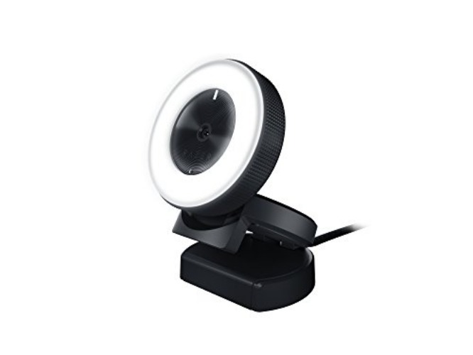 Razer Kiyo Streaming Webcam: Full HD 1080p 30 FPS / 720p 60 FPS - Ring Light w/Adjustable Brightness - Built-in Microphone - Autofocus - Works with Zoom/Teams/Skype for Conferencing and Video Calling - Webcam - Kiyo