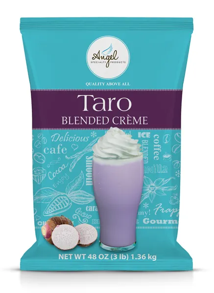 Taro Blended Crème Mix by Angel Specialty Products [3 LB] - 