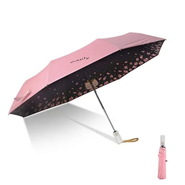 Meiyijia Lightweight Travel Umbrella, Reinforced Windproof Frame, Waterproof - UV Resistance, Sturdy Compact and Portable,Unfolding 103cm
