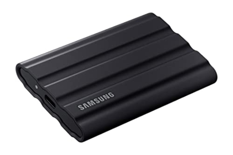 Samsung T7 Shield Portable SSD 4 TB - USB 3.2 Gen.2 External SSD Black (MU-PE4T0S/EU) - T7 Shield - Black - 4TB