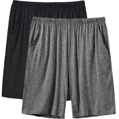 JINSHI Men's Lounge Shorts Nightwear Ultra Soft Comfy Modal Pyjama Bottoms