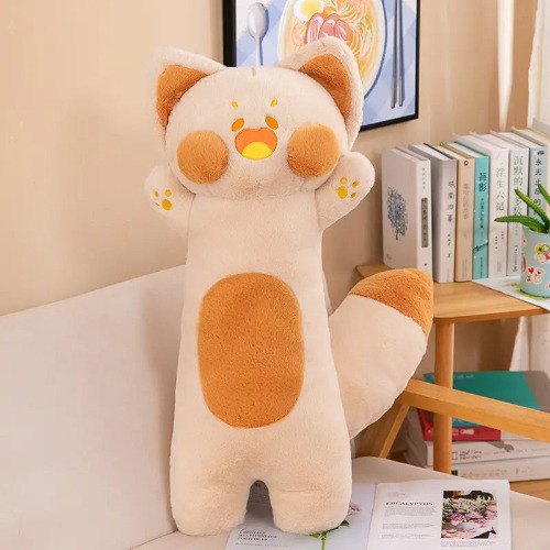 Grayson - Soft & Cuddly Kawaii Cat Pillow - Orange / 100cm
