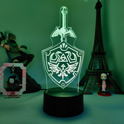 Legend of Zelda LED Night Light Zelda Game Room Decor - E