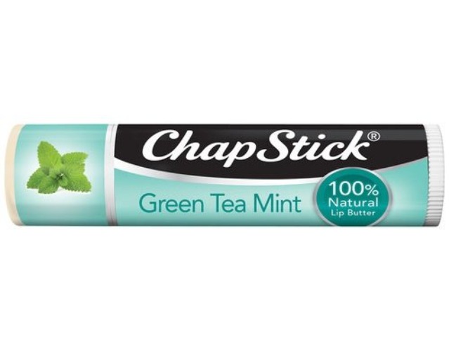 ChapStick 100% Natural Lip Butter, Green Tea Mint, 0.15 oz (Pack of 6) - Green Tea Mint - 0.15 Ounce (Pack of 6)