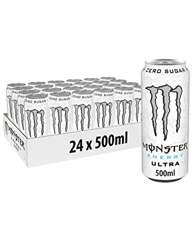 Monster Energy Ultra White - 500ml 6 x 4 Pack - Ultra White - 500 ml (Pack of 24)