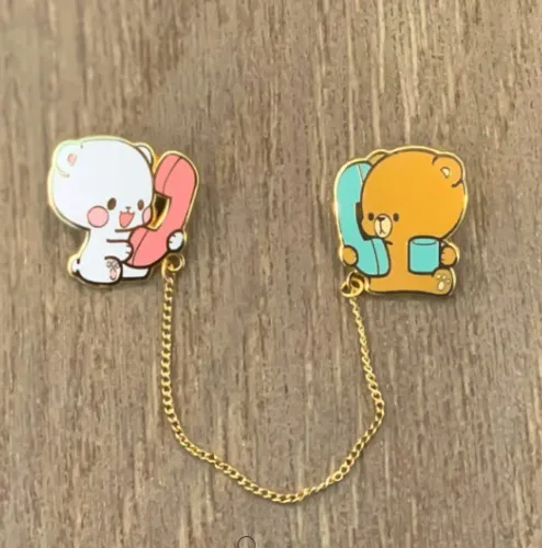Milk & Mocha Enamel Pin