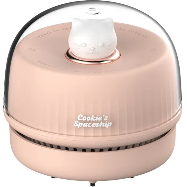 Kitty Desktop Vacuum Cleaner - Blush Pink