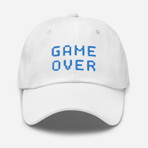 Game Over | Dad hat | Retro Gaming - Pink