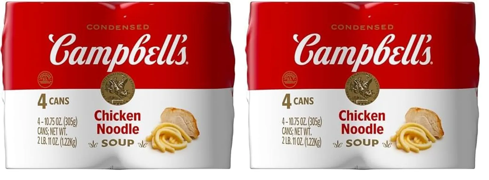 Campbell's Condensed Chicken Noodle Soup, 10.75 Ounce Can (Pack of 8) - Chicken Noodle - 10.75 Ounce (Pack of 8)