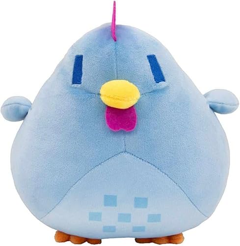 CEYYO Stardew Valley Chicken Plush 10"", Chicken Plush Doll, Soft Chicken Stuffed Animal Toy, for Fans (Blue Chicken Stardew Valley), Middle - Blue Chicken Stardew Valley