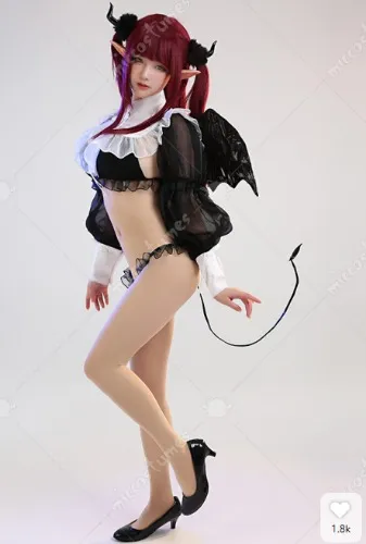 My Dress-Up Darling Marin Kitagawa Liz Kyun Succubus Sexy Lingerie Set Cosplay Costume Top and Panty Set with Headdress and Wings