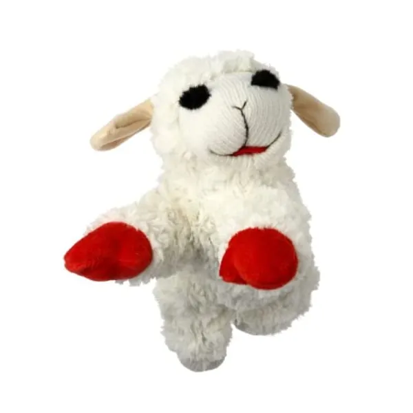 
                            Multipet Lambchop Plush Dog Toy 10" with Squeaker
                        