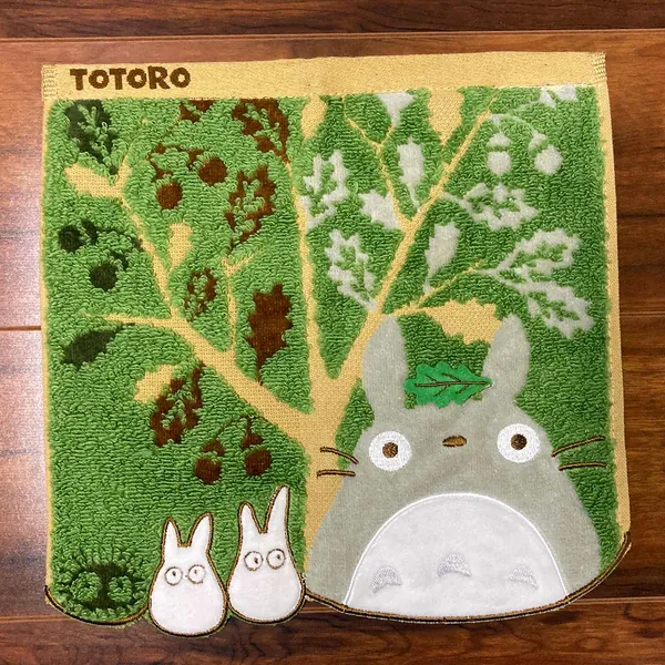 My Neighbor Totoro - Totoro and Acorn Tree - Marushin Mini Towel [In Stock, Ship Today]