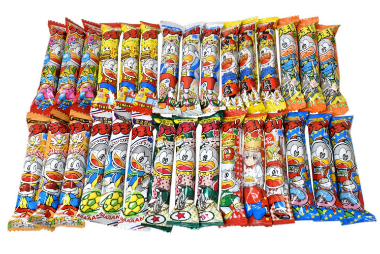 Umaibo, Japanese Popular Snack Food, 30 Packs(10 Taste×3 Packs) No.a132