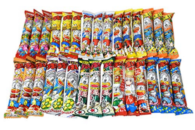 Umaibo, Japanese Popular Snack Food, 30 Packs(10 Taste×3 Packs) No.a132