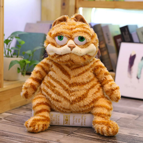 Kawaii Fat Cat Plush Toys Stuffed Animal Dolls Funny Plush Garfield Cat Toy Cartoon Soft Doll for Kids Birthday Gift
