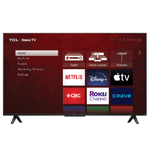 TCL 43" Class 4-Series 4K UHD HDR Smart Roku TV – 43S455-CA - 