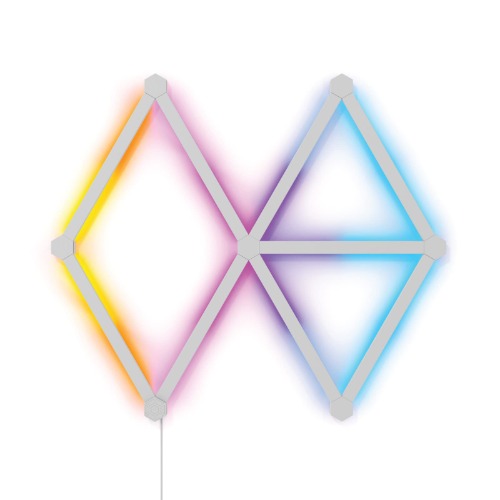 Nanoleaf NL59-K-0002LW-9PK-EU Lines Starterset, 9 lichtpanelen,meerkleuren (RGBW).