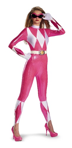 Pink Ranger Cosplay- Small/4-6 Pink/White