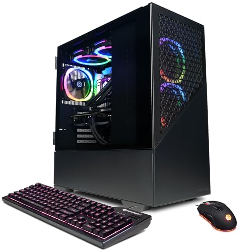 CyberpowerPC Gamer Xtreme VR Gaming PC, Intel Core i9-14900KF 3.2GHz, GeForce RTX 4060 Ti 16GB, 32GB DDR5, 2TB NVMe SSD, WiFi Ready & Windows 11 Home (GXiVR8780A3)