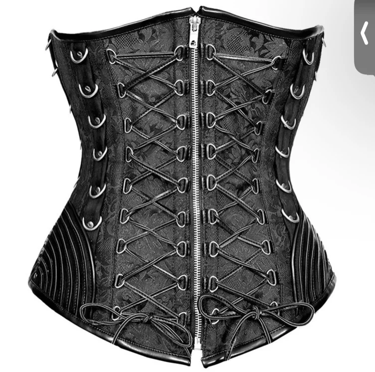 Dungeoness Zipped Underbust Corset