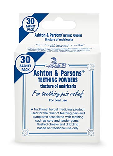 Ashton & Parsons Teething Powders for Babies From 3 Months+ Used To Help Soothe Teething Pain, Pack of 30 - 30 count (Pack of 1) - Powders