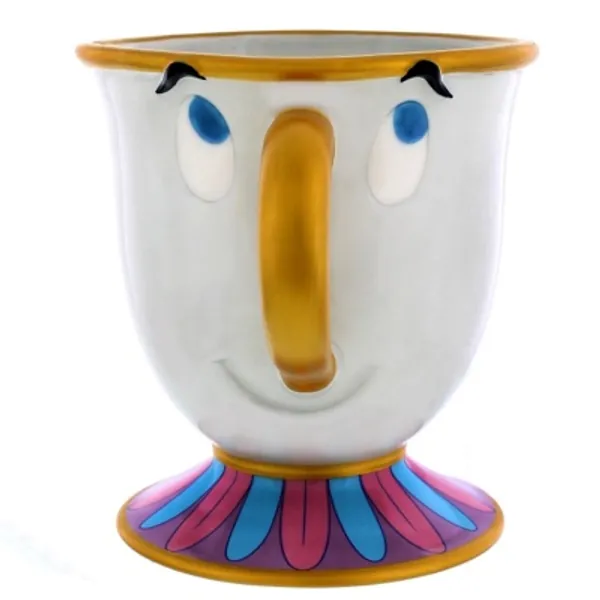 Disney Parks Beauty and the Beast Chip Ceramic Mug