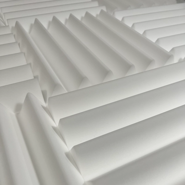 12x12x2.5 White Acoustic Foam