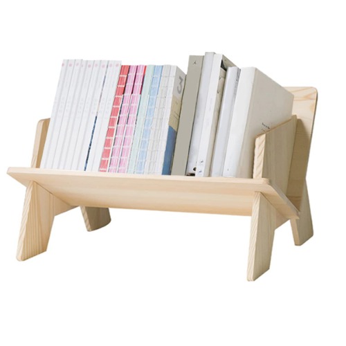 Fox Claw Wood Bookcase in Living Room/Home/Office, Desktop Book Shelf Organizer Bookshelves Storage Rack for CDs/Magazine/Books Display (Style V) - Style V