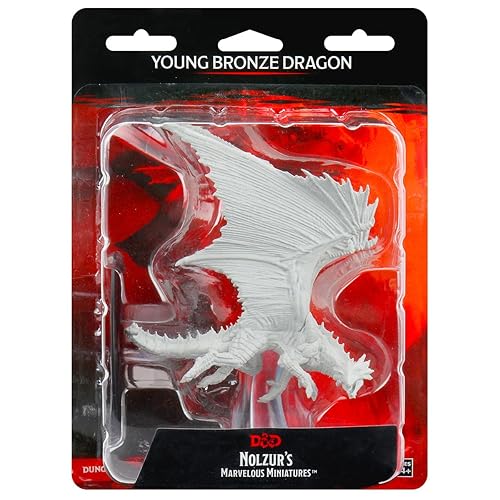 WizKids D&D Nolzur's Marvelous Miniatures: Young Bronze Dragon