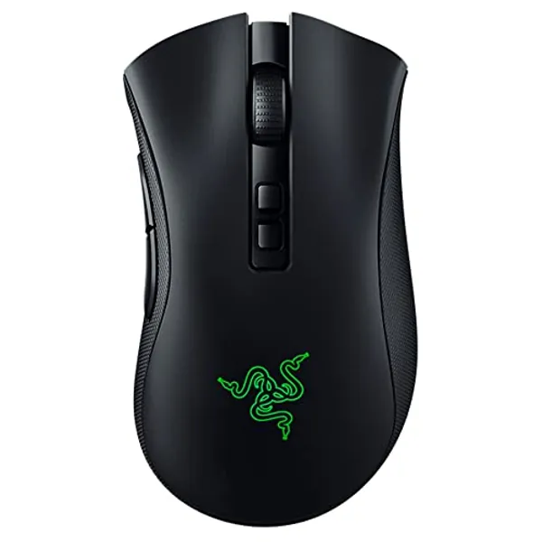 Razer DeathAdder v2 Pro Wireless Gaming Mouse: 20K DPI Optical Sensor, 3X Faster Optical Switch, Chroma RGB, 70Hr Battery, 8 Programmable Buttons - Classic Black