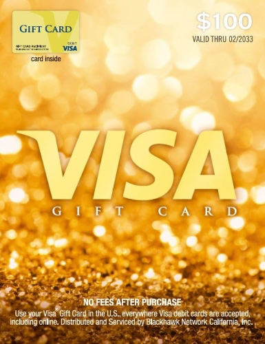 $100 Visa Gift Card