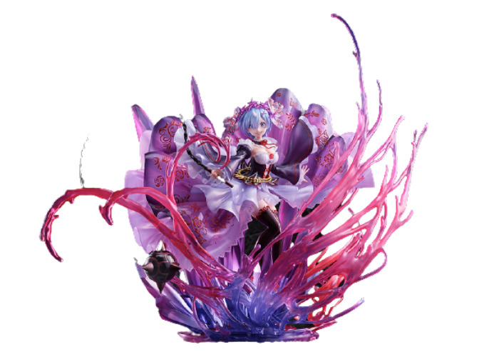 Re:Zero kara Hajimeru Isekai Seikatsu - Rem - Shibuya Scramble Figure - 1/7 - Crystal Dress Ver. (Alpha Satellite) [Shop Exclusive]　 - Pre Owned