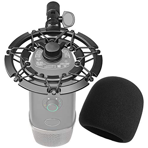 Blue Yeti Shock Mount with Foam Windscreen