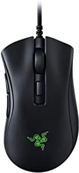 Razer DeathAdder v2 Mini Gaming Mouse: 8500K DPI Optical Sensor - 62g Lightweight Design - Chroma RGB Lighting - 6 Programmable Buttons - Anti-Slip Grip Tape Included - Classic Black