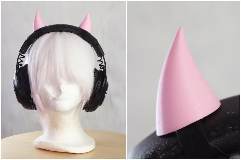 Pink Devil Horns