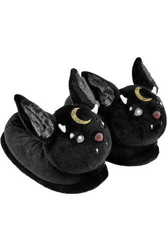 Vampir Slippers - M-L / Black / 100% Polyester