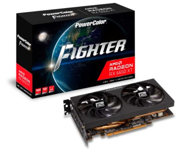 Powercolor Radeon RX 6650 XT Fighter (8GB GDDR6/PCI Express 4.0/2635MHz/17500MHz) - 6650XT Fighter