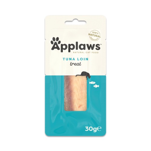 Applaws - Snack of tuna loin for cats (12 packets) (12 x 30g) (may vary)