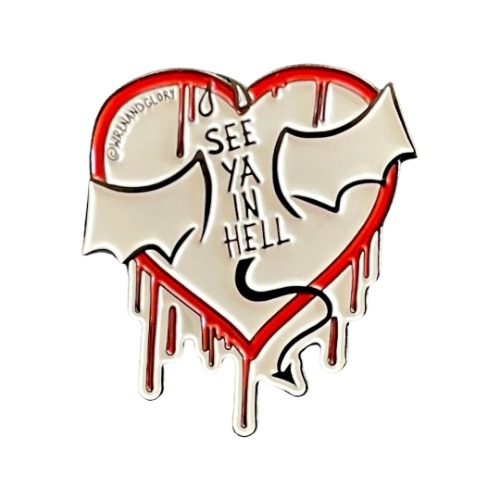 'DEVILISH' ENAMEL PIN
